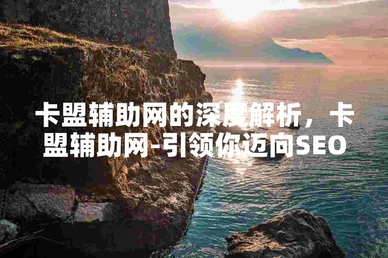 卡盟辅助网的深度解析，卡盟辅助网-引领你迈向SEO专家之路！！2025必备技能