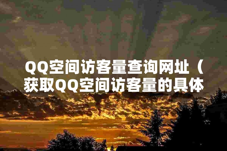 QQ空间访客量查询网址（获取QQ空间访客量的具体链接）