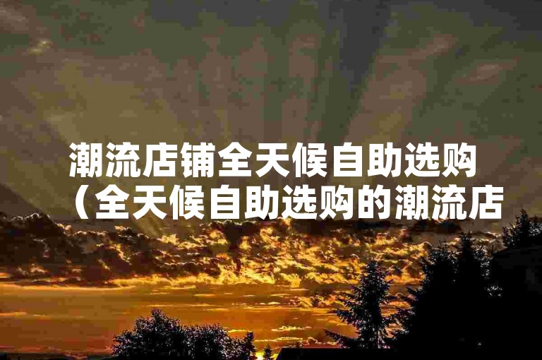 潮流店铺全天候自助选购（全天候自助选购的潮流店铺-随心购物新体验）