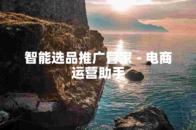 智能选品推广管家 - 电商运营助手