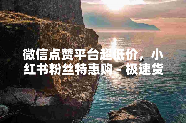 微信点赞平台超低价，小红书粉丝特惠购 - 极速货源站发卡网 - 卡盟微信号专卖