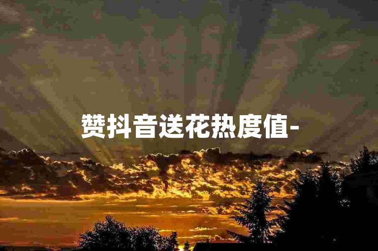 赞抖音送花热度值-