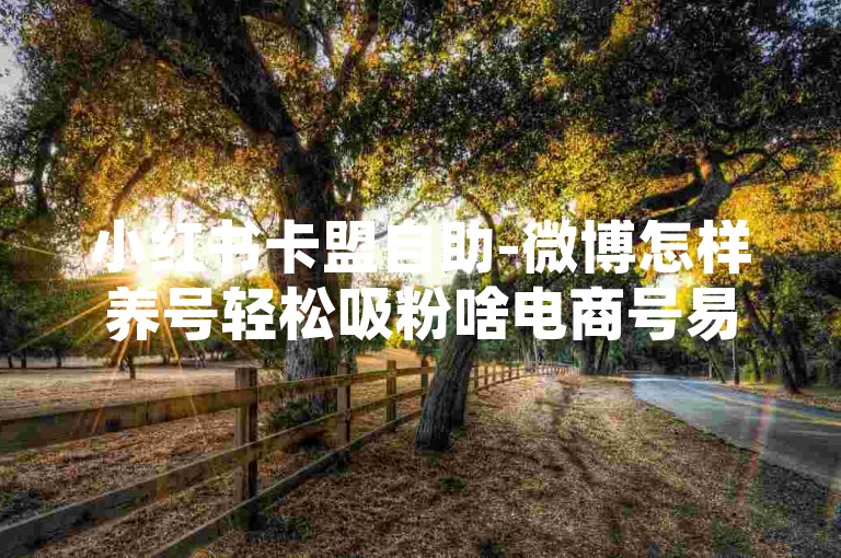 小红书卡盟自助-微博怎样养号轻松吸粉啥电商号易养号