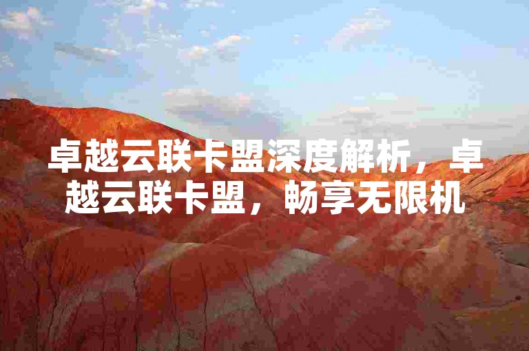卓越云联卡盟深度解析，卓越云联卡盟，畅享无限机遇！2025必备