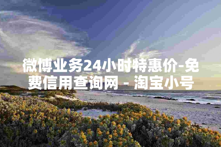 微博业务24小时特惠价-免费信用查询网 - 淘宝小号自助选购平台 - 1元500个赞网站wx
