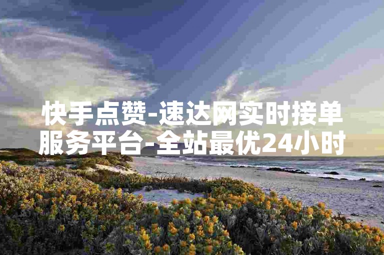 快手点赞-速达网实时接单服务平台-全站最优24小时随时下单快手-快手全天自助