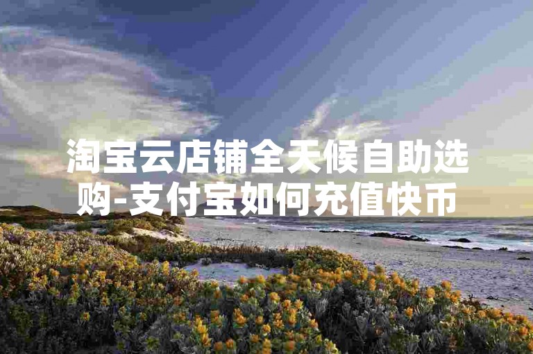 淘宝云店铺全天候自助选购-支付宝如何充值快币