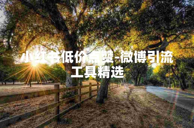 小红书低价点赞-微博引流工具精选