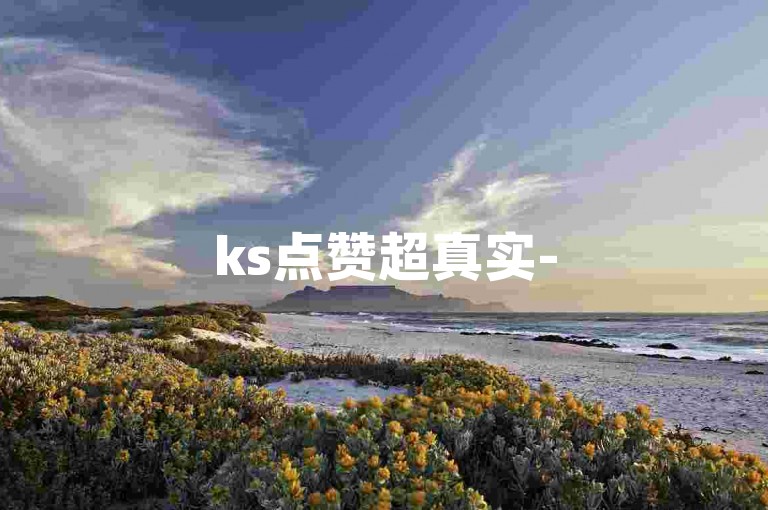 ks点赞超真实-