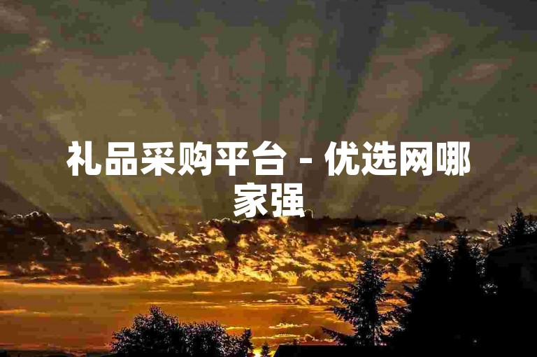 礼品采购平台 - 优选网哪家强