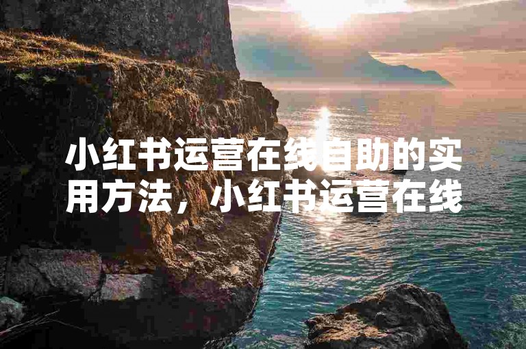小红书运营在线自助的实用方法，小红书运营在线自助，高效达成你的目标！新手必看！