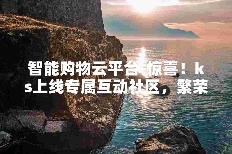 智能购物云平台-惊喜！ks上线专属互动社区，繁荣社交电商-快手粉自助-快手全天免费选购