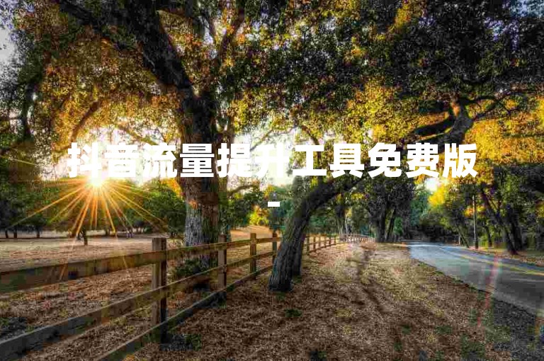 抖音流量提升工具免费版-