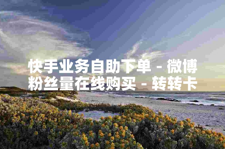 快手业务自助下单 - 微博粉丝量在线购买 - 转转卡盟平台 - 快手全天业务站点