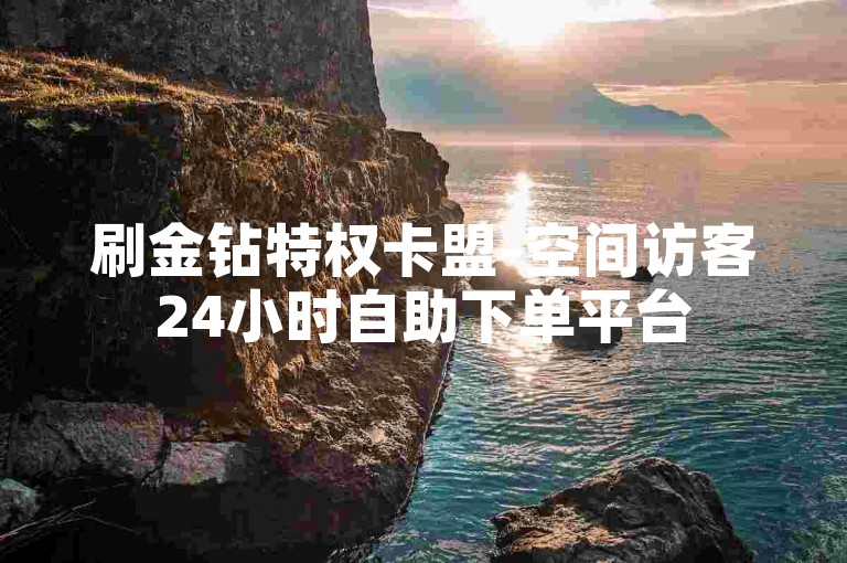 刷金钻特权卡盟-空间访客24小时自助下单平台
