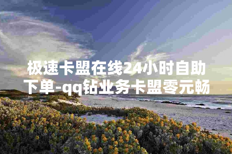 极速卡盟在线24小时自助下单-qq钻业务卡盟零元畅享