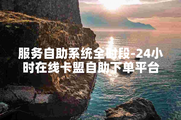服务自助系统全时段-24小时在线卡盟自助下单平台重磅更新