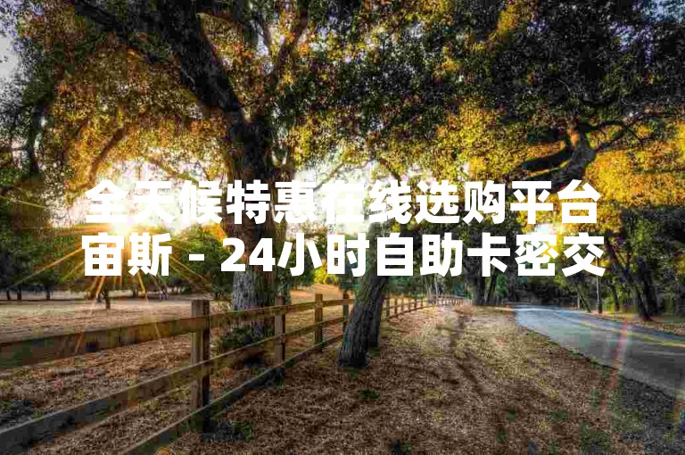 全天候特惠在线选购平台宙斯 - 24小时自助卡密交易坊