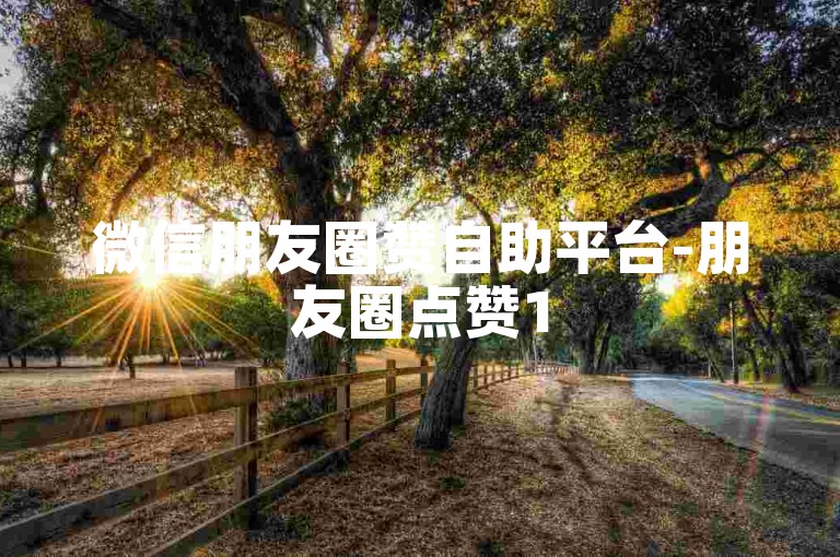 微信朋友圈赞自助平台-朋友圈点赞15个免费站点