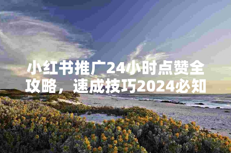 小红书推广24小时点赞全攻略，速成技巧2024必知！