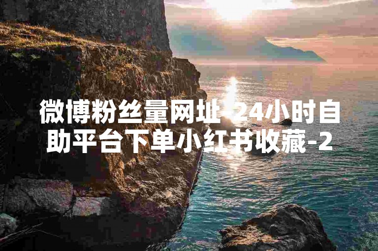 微博粉丝量网址-24小时自助平台下单小红书收藏-24小时自助收藏小红书-wb业务自助下单平台