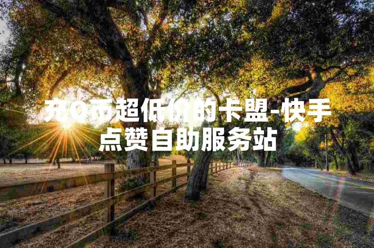 充Q币超低价的卡盟-快手点赞自助服务站
