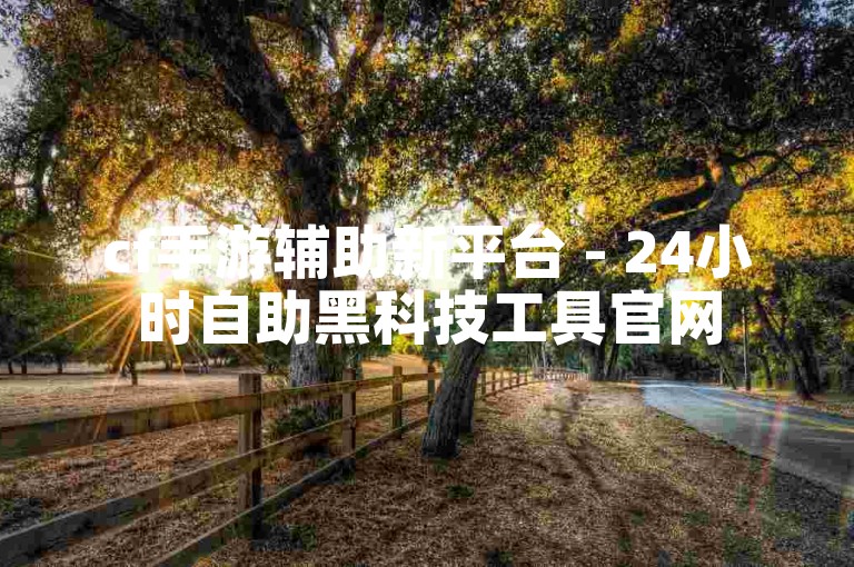 cf手游辅助新平台 - 24小时自助黑科技工具官网