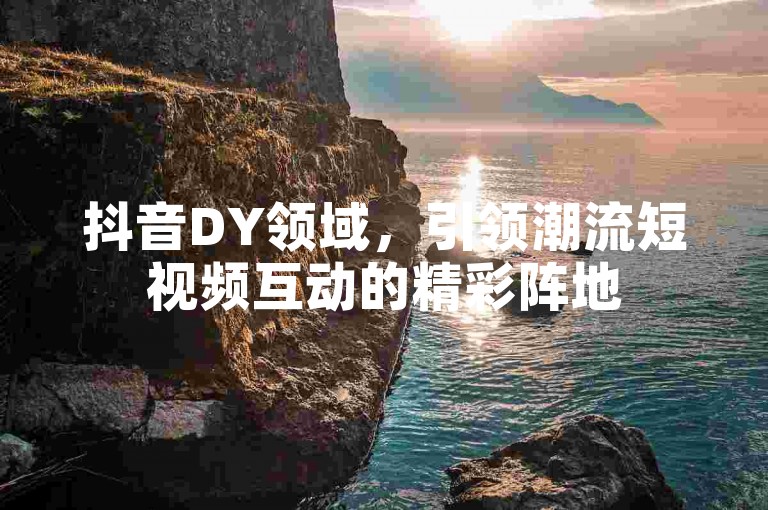 抖音DY领域，引领潮流短视频互动的精彩阵地