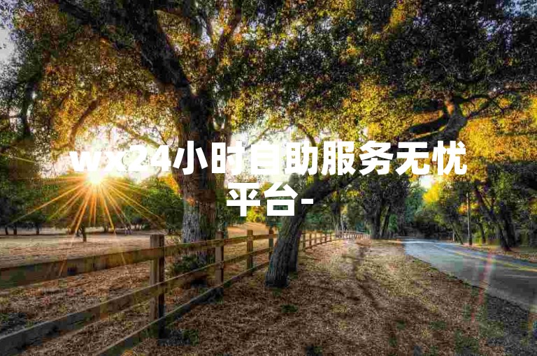 wx24小时自助服务无忧平台-