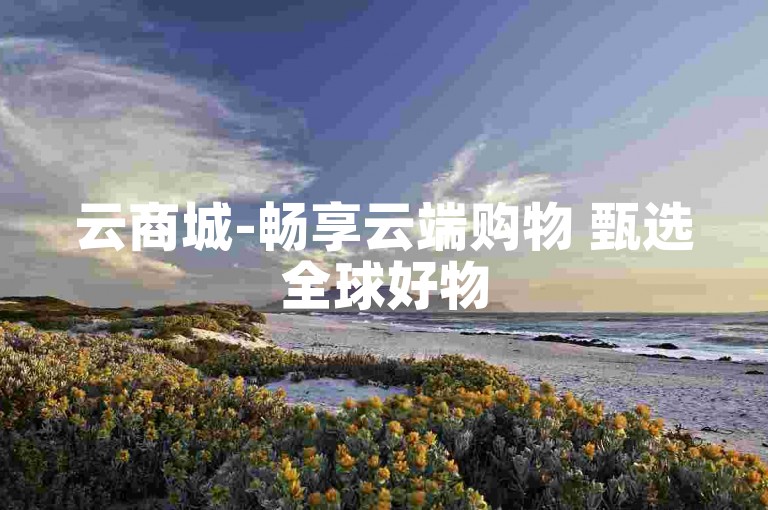 云商城-畅享云端购物 甄选全球好物