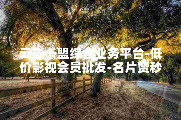 云影卡盟综合业务平台-低价影视会员批发-名片赞秒刷自助商城-QQ特权代充中心