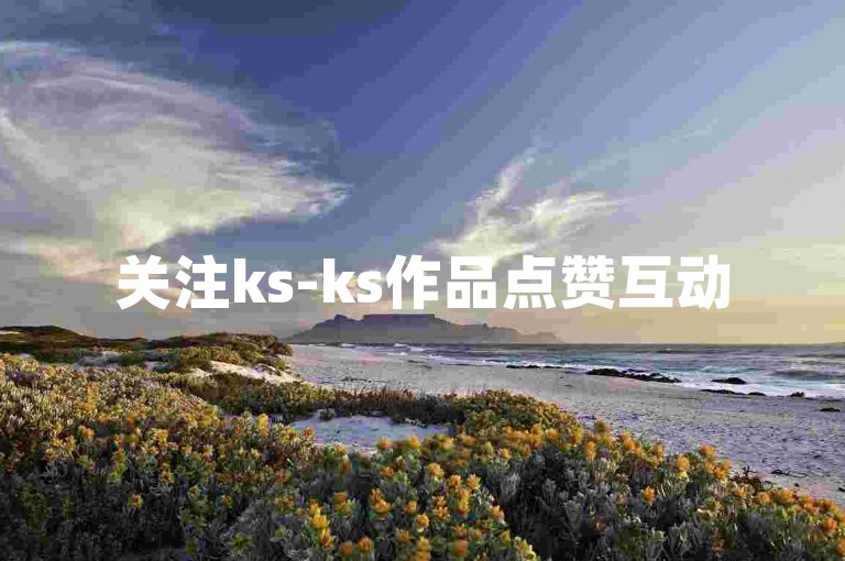 关注ks-ks作品点赞互动