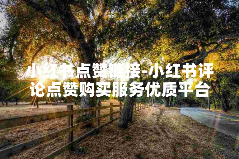 小红书点赞链接-小红书评论点赞购买服务优质平台推荐
