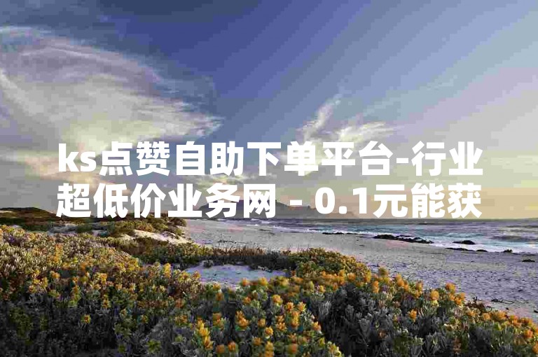 ks点赞自助下单平台-行业超低价业务网 - 0.1元能获多少赞 - 微博粉丝十元一千粉