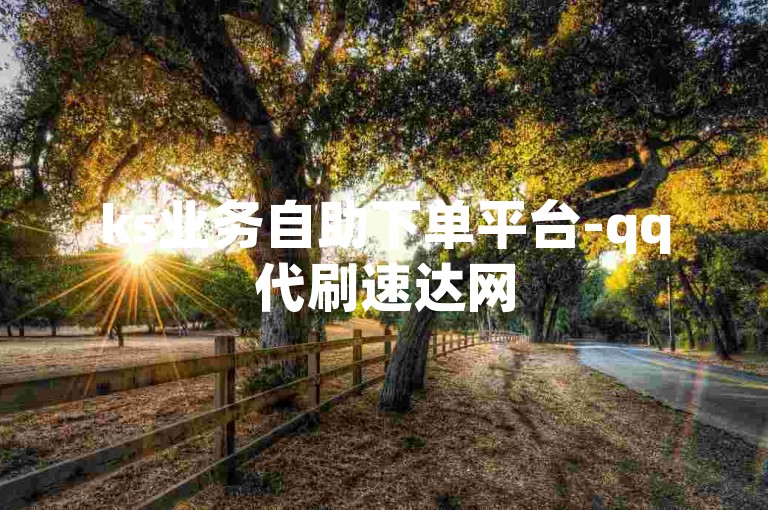 ks业务自助下单平台-qq代刷速达网