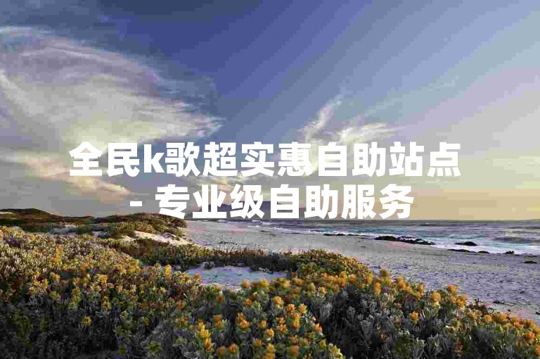全民k歌超实惠自助站点 - 专业级自助服务