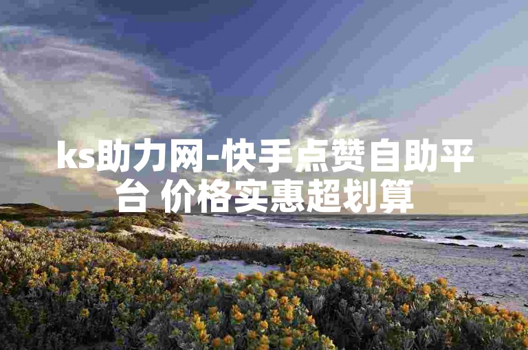 ks助力网-快手点赞自助平台 价格实惠超划算