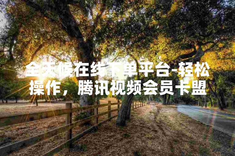 全天候在线下单平台-轻松操作，腾讯视频会员卡盟特惠