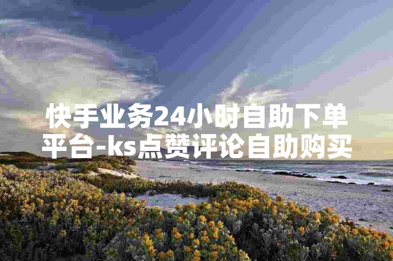 快手业务24小时自助下单平台-ks点赞评论自助购买平台-刷人气的官网