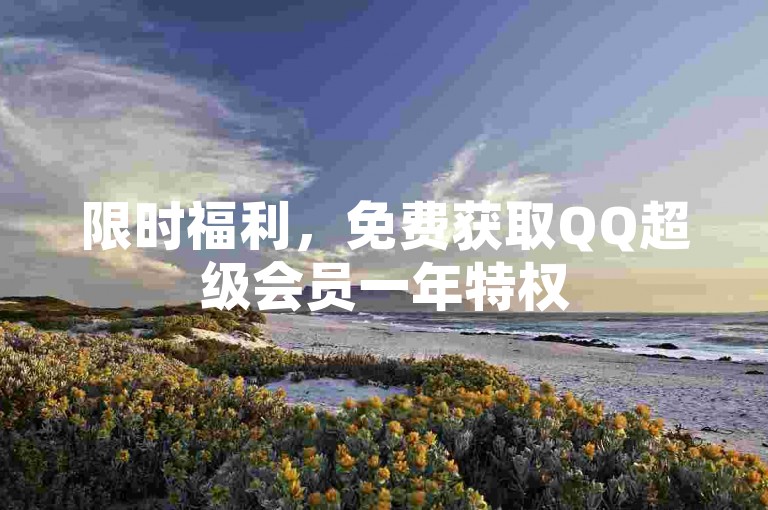 限时福利，免费获取QQ超级会员一年特权