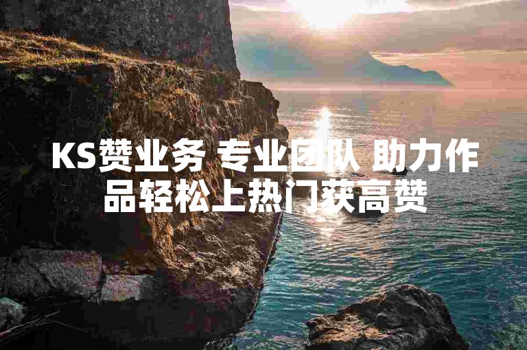 KS赞业务 专业团队 助力作品轻松上热门获高赞
