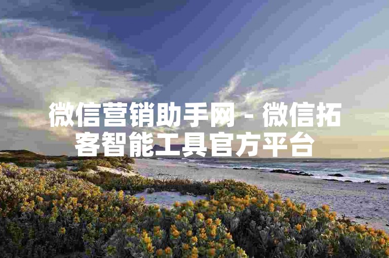 微信营销助手网 - 微信拓客智能工具官方平台