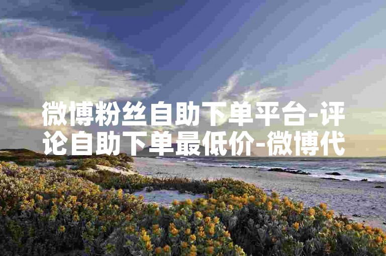 微博粉丝自助下单平台-评论自助下单最低价-微博代刷-快手赞自助