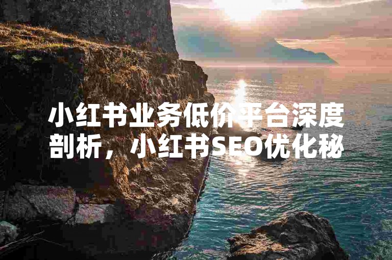 小红书业务低价平台深度剖析，小红书SEO优化秘籍！2024必知微博业务自助攻略-微博免费涨粉平台大盘点热血开启！