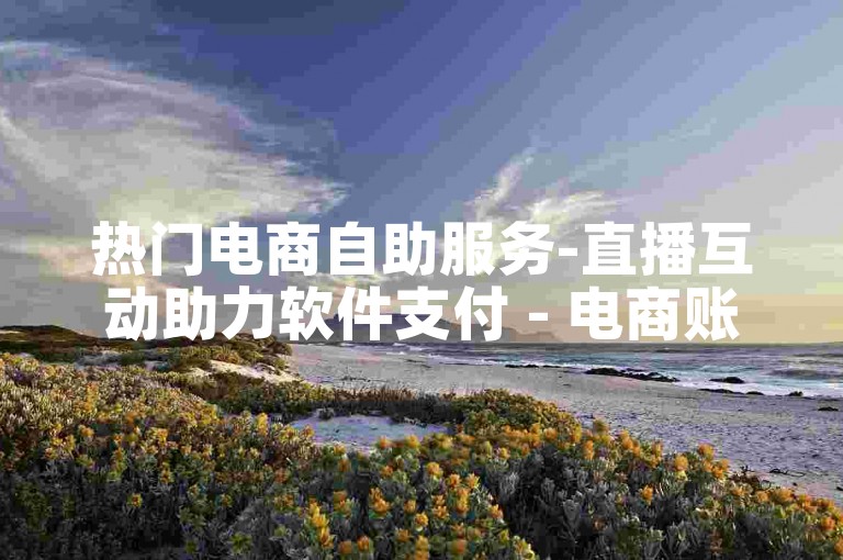 热门电商自助服务-直播互动助力软件支付 - 电商账号自助选购平台 - 短视频免费流量工具