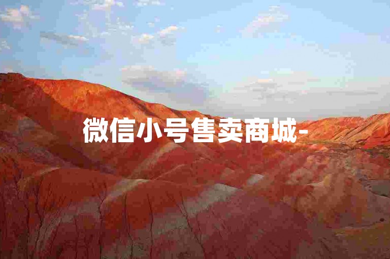 微信小号售卖商城-