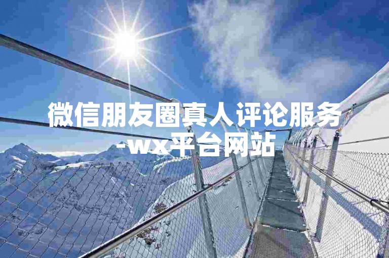 微信朋友圈真人评论服务-wx平台网站