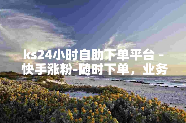 ks24小时自助下单平台 - 快手涨粉-随时下单，业务平台核心亮点