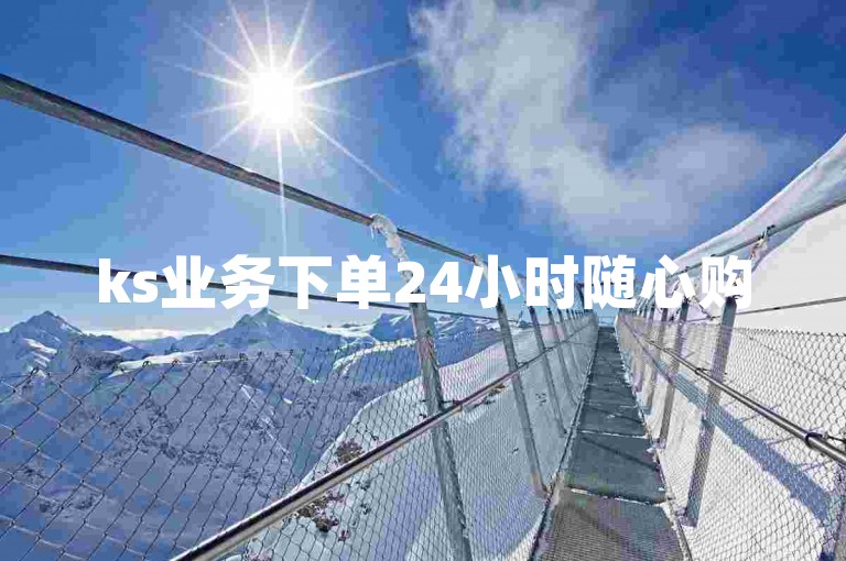 ks业务下单24小时随心购