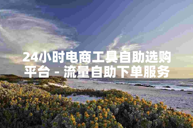 24小时电商工具自助选购平台 - 流量自助下单服务最优-
